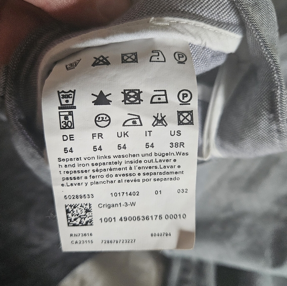 HUGO BOSS pants   size 38 regular - Picture 6 of 7